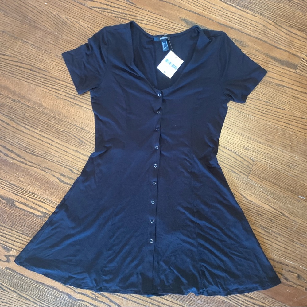 New with tags black forever 21 skater dress.
